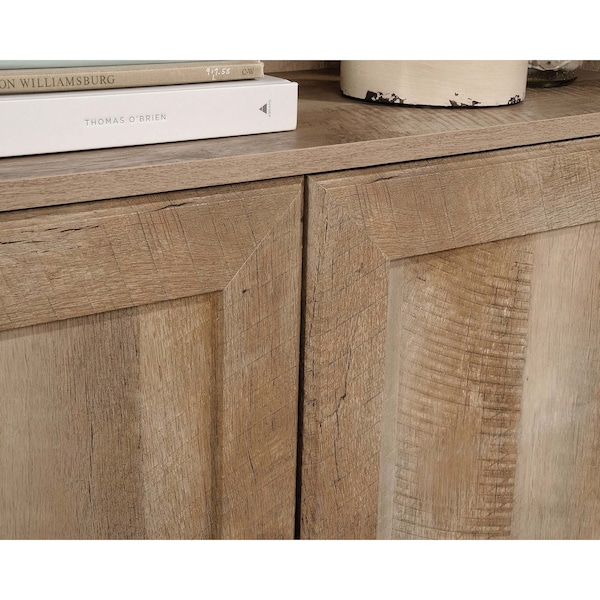 Sauder 5 Shelf Bookcase W/doors Lo , Three adjustable shelves for flexible storage options - 426413