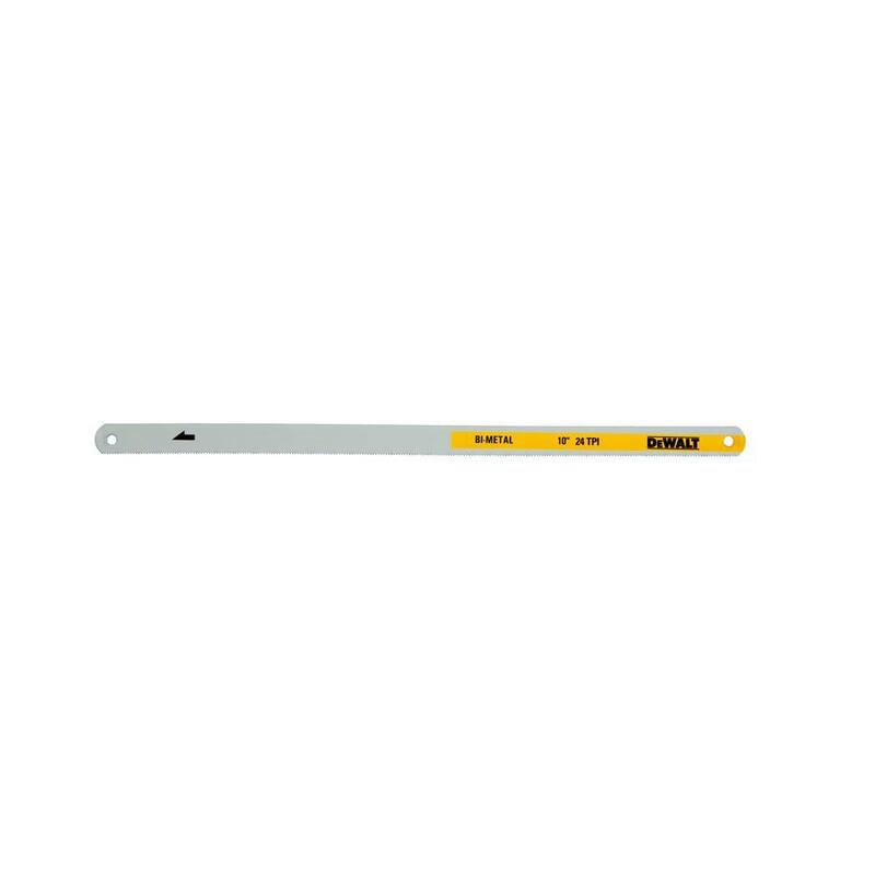 DEWALT 10 in. 24-TPI Bi-Metal Hacksaw Blade (2-Pack) - DWHT20549