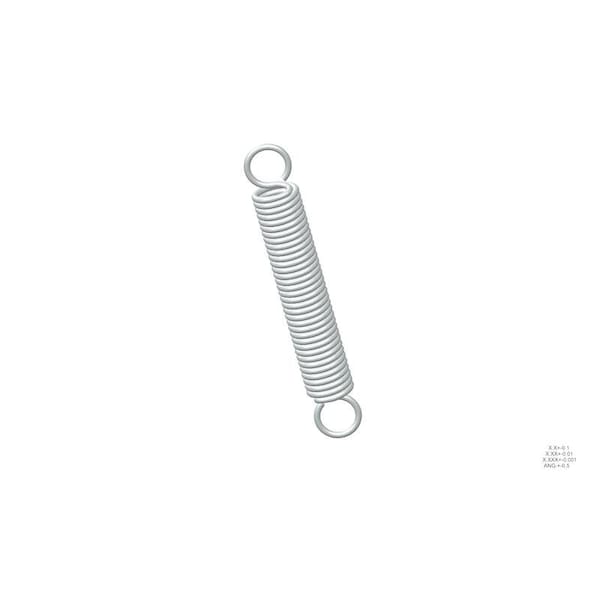 Approved Vendor Extension Spring, O=1.000, L= 6.50, W= .135 - G009968360