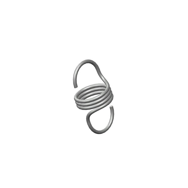 Approved Vendor Extension Spring, O= .625, L= 1.38, W= .061 - G509975554