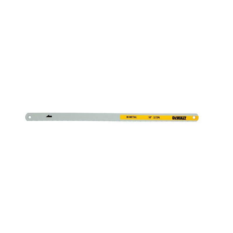 DEWALT 10 in. 32-TPI Bi-Metal Hacksaw Blade (2-Pack) - DWHT20550