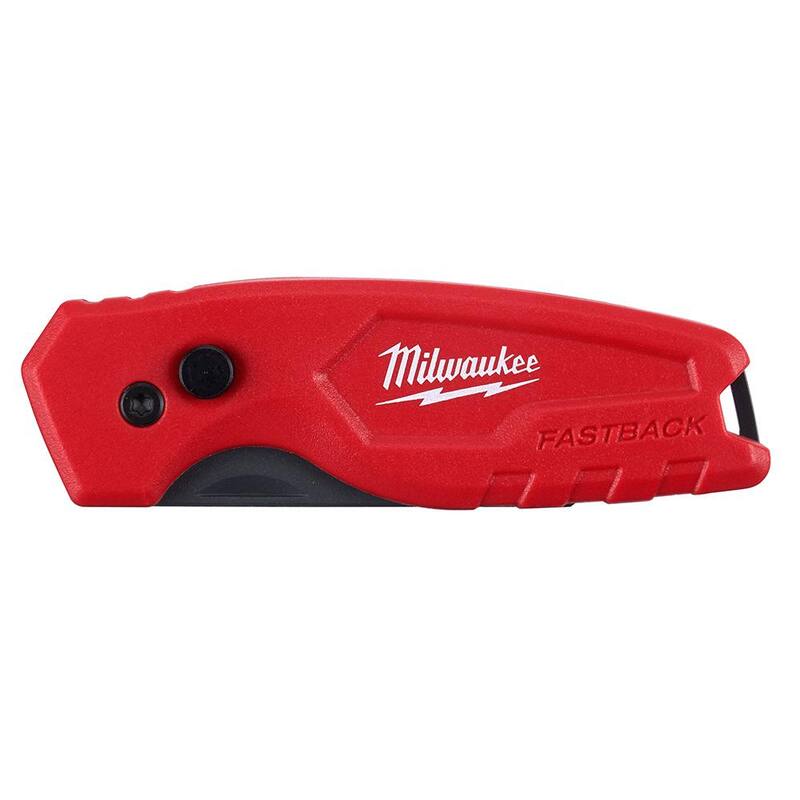 Milwaukee FASTBACK Compact Folding Utility Knife with General Purpose Blade (12-Pack) - 48-22-1500-12X