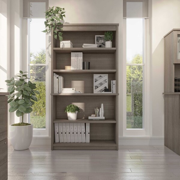 Bestar Bestar Universel 36W Bookcase in bark grey - 44700-47