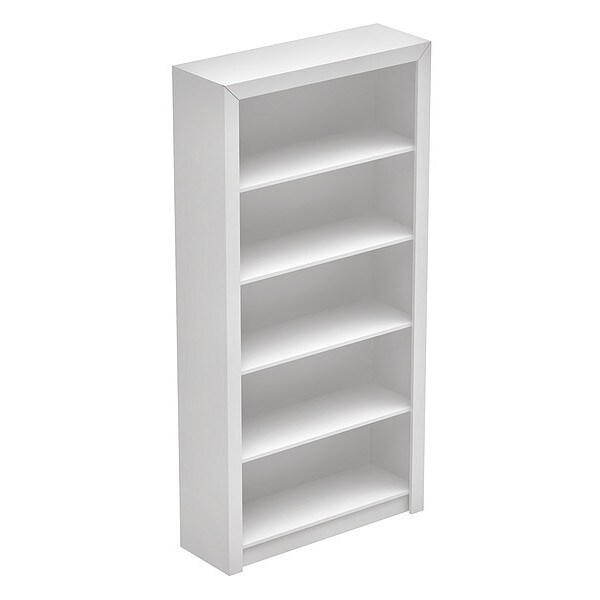 Manhattan Comfort Bookcase 1.0, 5 Shelves, White - 27AMC6