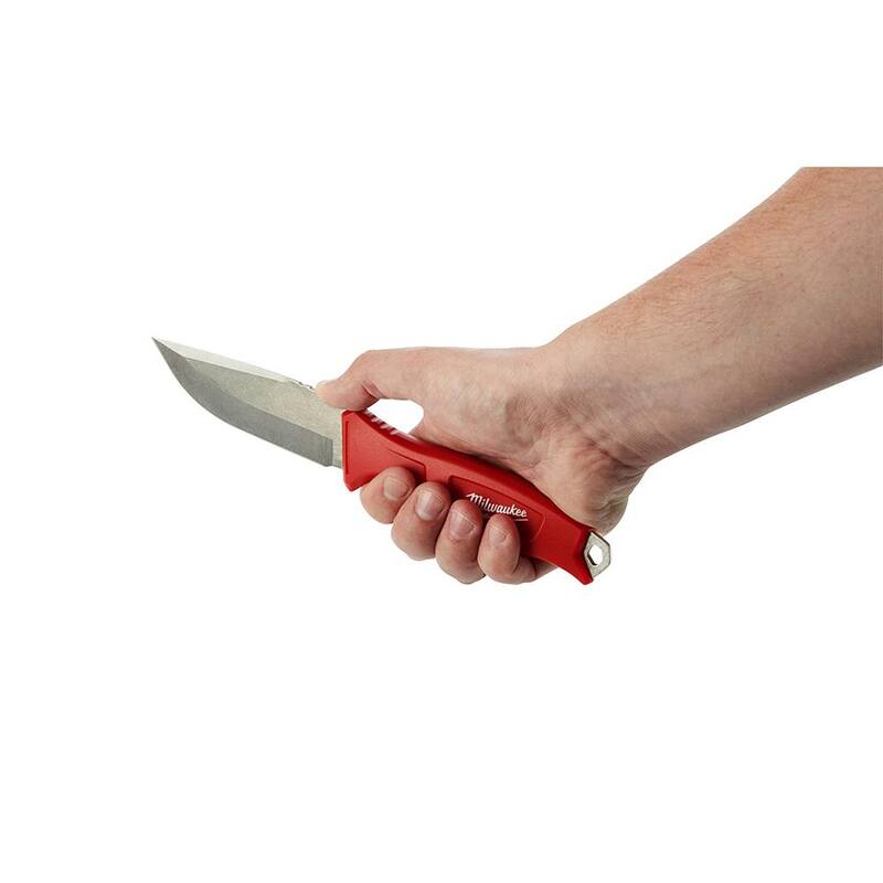 Milwaukee 4 in. Tradesman Fixed Blade Knife - 48-22-1926