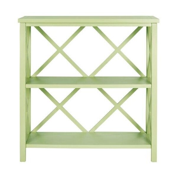 Safavieh Liam Open Bookcase, Split Pea - 35.9 x 13.5 x 33.5 in. - AMH6536F