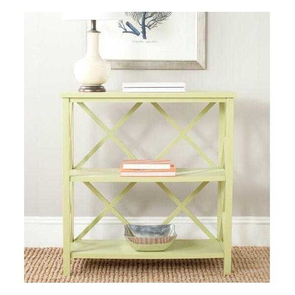 Safavieh Liam Open Bookcase, Split Pea - 35.9 x 13.5 x 33.5 in. - AMH6536F