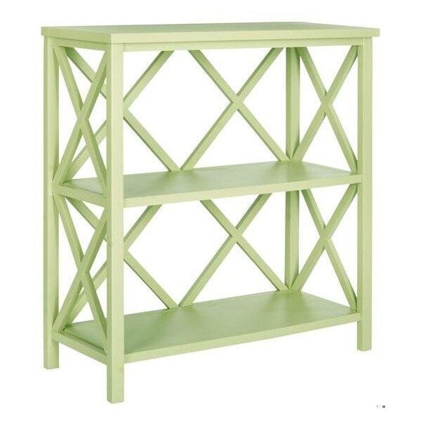 Safavieh Liam Open Bookcase, Split Pea - 35.9 x 13.5 x 33.5 in. - AMH6536F