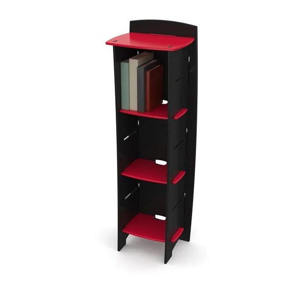 Legare Furniture Legare Furniture LEGE-BCRM-103 Kids Bookcase - Red - LEGE-BCRM-103