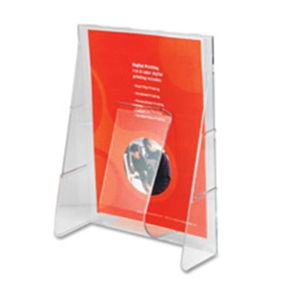 Deflecto Deflect-O Corporation DEF55501 Literature Rack- Magz Size- 1 Pkt- 9-.13in.x2-.75in.x11-.75in.- CL - DEF55501