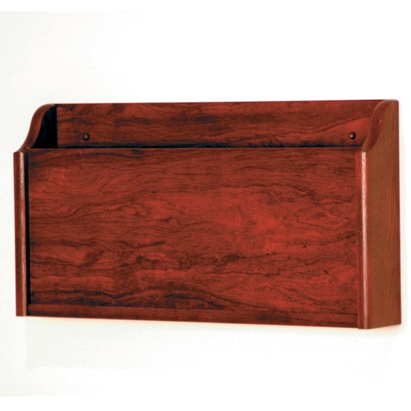 Wooden Mallet X-Ray Wall Pocket - Black & Mahogany - XR-1BK