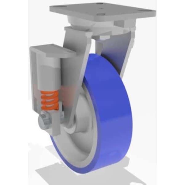 Hamilton Swivel Spring, Loaded Ch 10X3 Poly-Soft - S-SPCH-13SPB-2