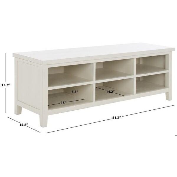 Safavieh Carlston Bookshelf - White - AMH6525A