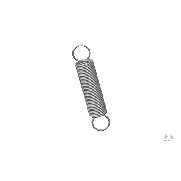 Approved Vendor Extension Spring, O=1.000, L= 5.00, W= .085 R - G709966031