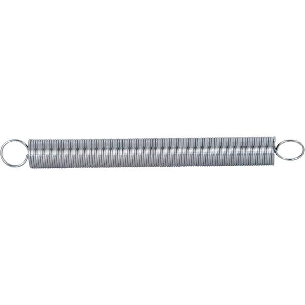 Prime-Line Extension Spring, 1/4 in. x 2-1/2 in. x 0.016 in., Steel, Single Loop, PK2 - SP 9607