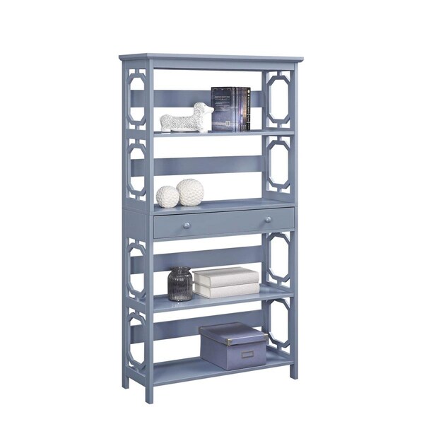 Convenience Concepts Omega 5 Tier Bookcase with Drawer - HI2822966