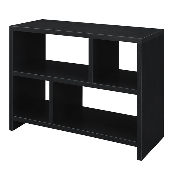 Convenience Concepts Northfield Console 3 Tier Bookcase, Black - HI2540462