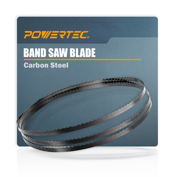 Powertec 70.5 in L, 1/2 in W, 24 TPI, High Carbon Steel, 0.025 in Thick - 13187X