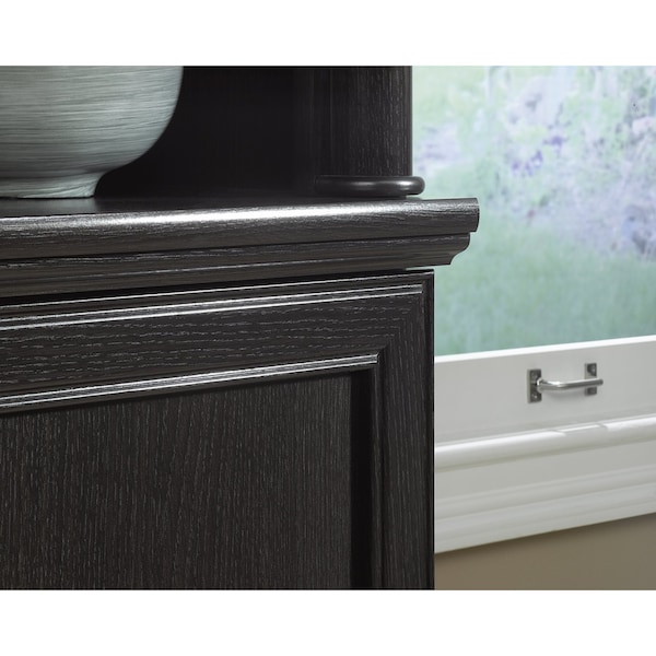 Sauder Palladia Library With Doors Woa , Three adjustable shelves for flexible storage options - 416515