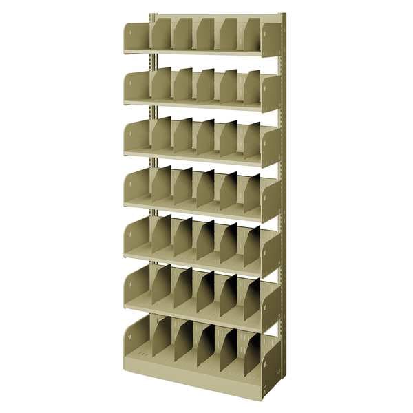 Estey Divider Shelf, Single, 7 Shelves, 12 In - WBDF81120