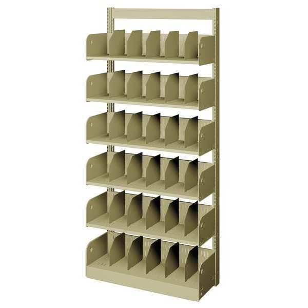 Estey Divider Shelf, Single, 6 Shelves, 12 In - WBDF71120