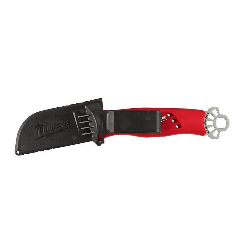 Milwaukee Lineman's Hawkbill Knife with STICKWORK 3-in-1 Ring - 48-22-1924