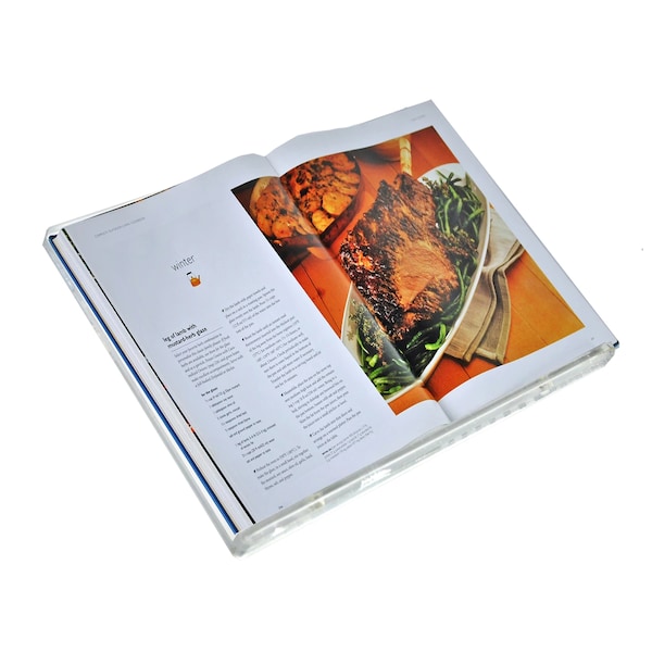 Azar Displays Deluxe Acrylic Book Stand Holder 1/2" Thick, Size: 18"W x 12"D x 5"H - 515500