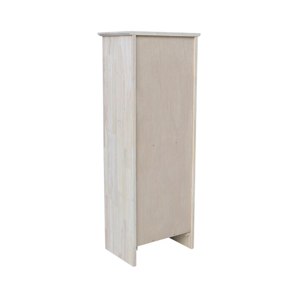 International Concepts Shaker Bookcase, 48" H, Unfinished - SH-18248A