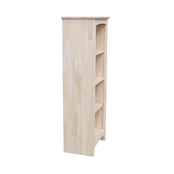 International Concepts Shaker Bookcase, 48" H, Unfinished - SH-18248A