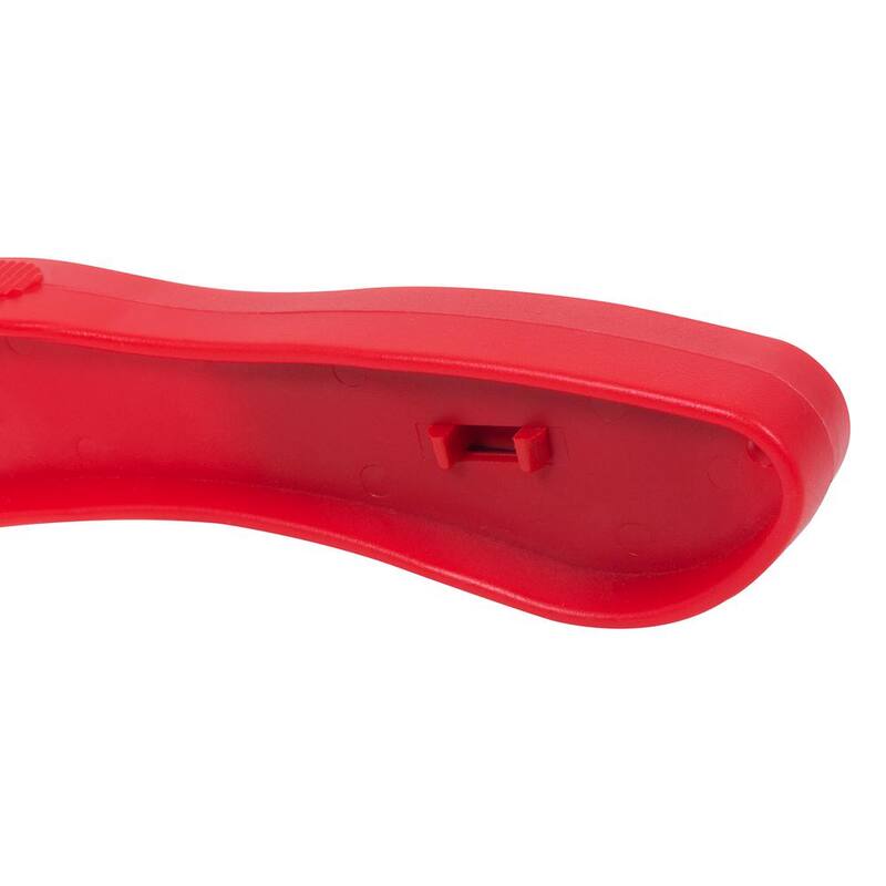 ROBERTS Slotted Blade Carpet Knife with Thumb Guard for Safety - 10-253
