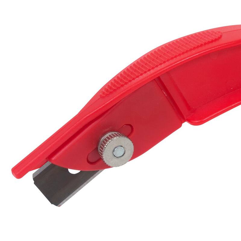 ROBERTS Slotted Blade Carpet Knife with Thumb Guard for Safety - 10-253