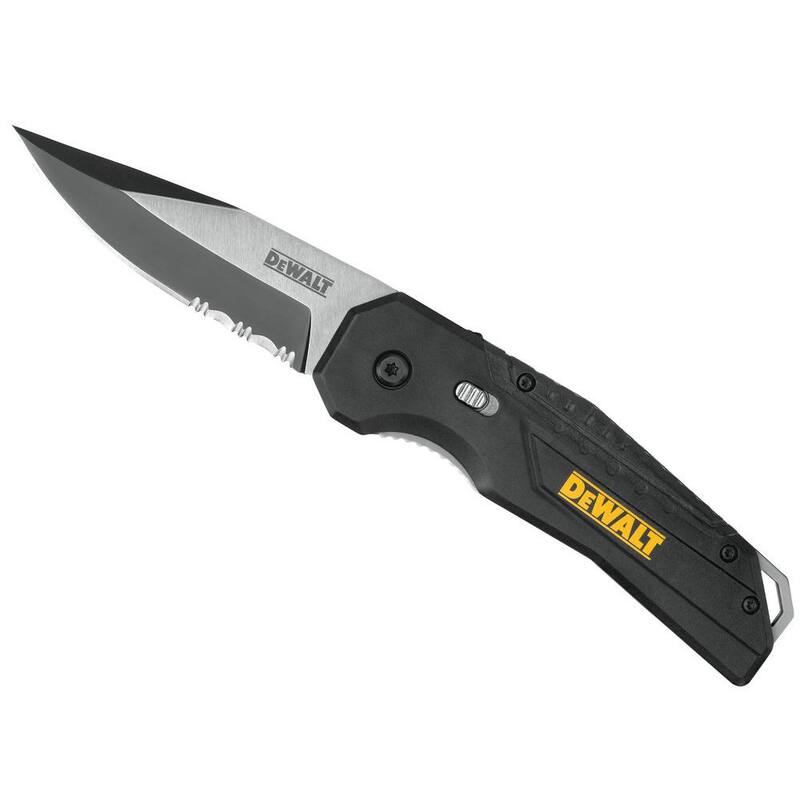 DEWALT 3.187 in. Folding Knife with Spring Assist - DWHT10911