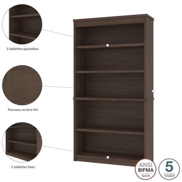 Bestar Bestar Universel 36W Bookcase in antigua - 44700-52