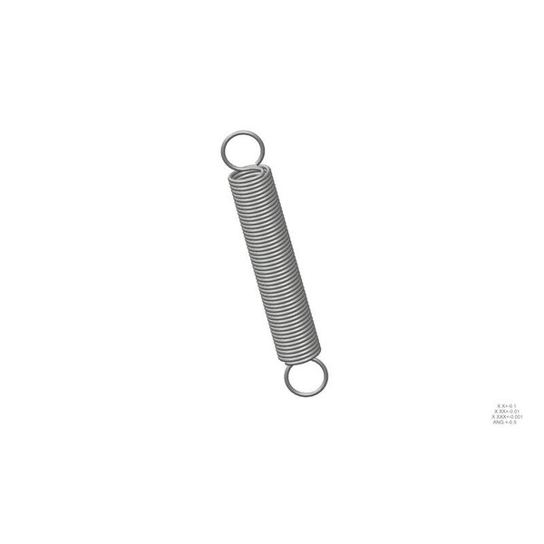 Approved Vendor Extension Spring, O=1.000, L= 6.50, W= .095 - G709967168