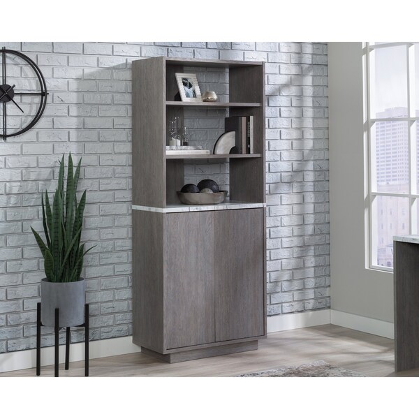 Sauder East Rock Library Ao , Three adjustable shelves provide versatile options for storage and display - 431611