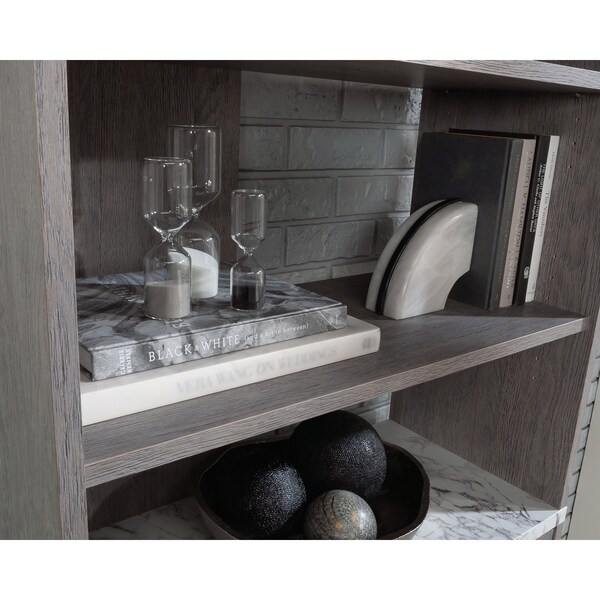 Sauder East Rock Library Ao , Three adjustable shelves provide versatile options for storage and display - 431611