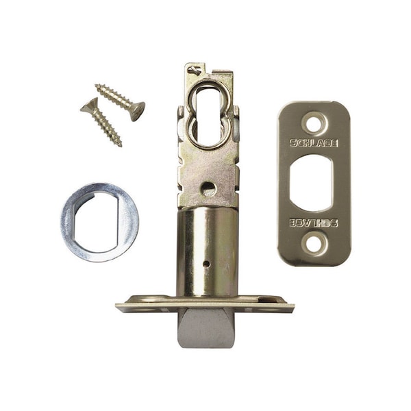 Schlage Schlage Bright Brass Steel Spring Latch 1 pk - 40-250-605