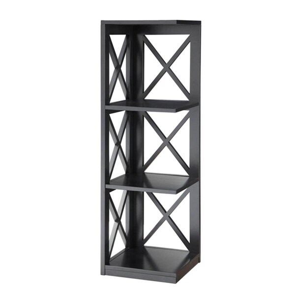 Convenience Concepts Oxford 3 Tier Corner Bookcase - - HI2540553