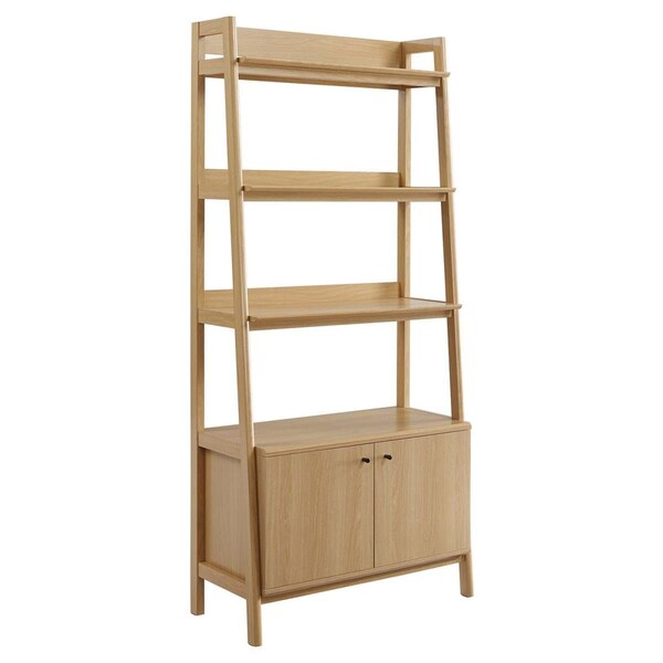 Modway Furniture 33 in. Bixby Bookshelf, Oak - EEI-4656-OAK
