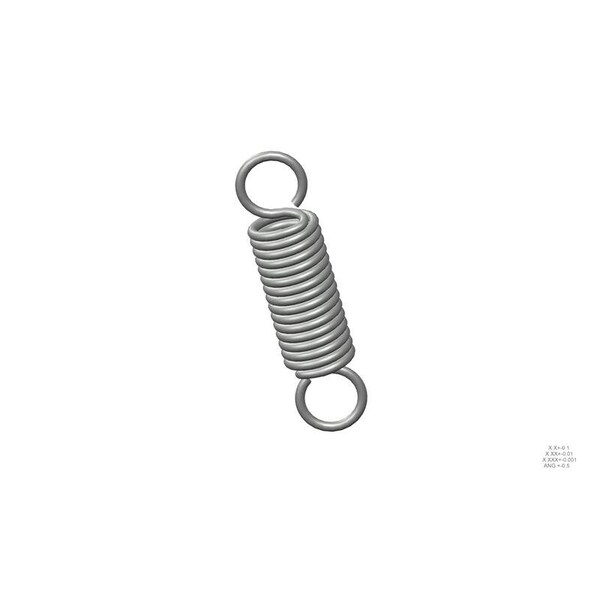 Approved Vendor Extension Spring, O=1.000, L= 4.00, W= .135 - G909968651