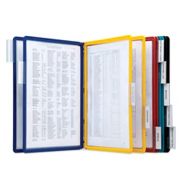Durable Office Products Durable Office Products Corp. DBL535900 Wall Reference System- w- 10 Letter Sleeves- Assorted - DBL535900