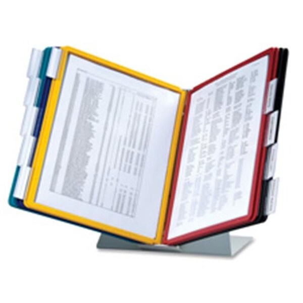 Durable Office Products Durable Office Products Corp. DBL536000 Desk Reference System- w- Desk Stand- 10 Letter Sleeves - DBL536000