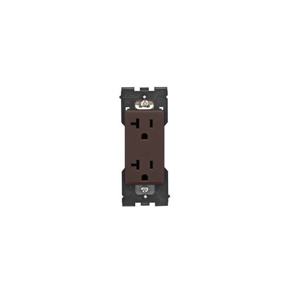 Leviton NEMA NEMA 5-20R 1.69 in H x Wallplate Mount - RER20-WB
