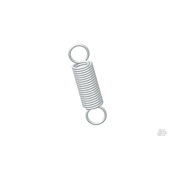 Approved Vendor Extension Spring, O=1.125, L= 4.50, W= .125 - G509969539