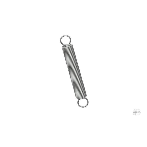 Approved Vendor Extension Spring, O=1.000, L= 7.00, W= .105 - G909967760