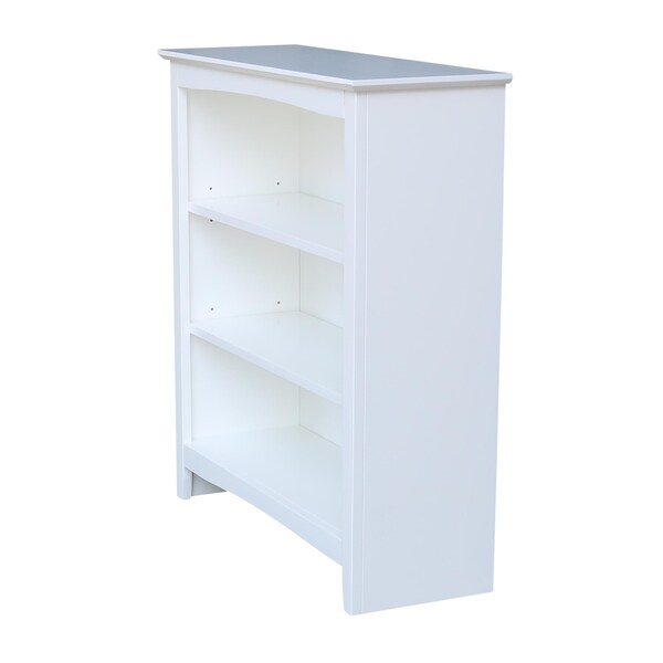 International Concepts Shaker Bookcase, 36"H, White - SH08-3223A