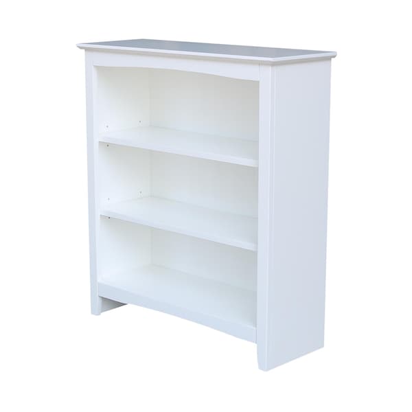 International Concepts Shaker Bookcase, 36"H, White - SH08-3223A