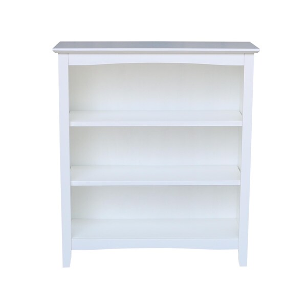 International Concepts Shaker Bookcase, 36"H, White - SH08-3223A