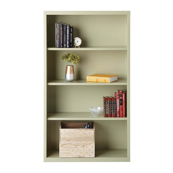 Hirsh Bookcase, 60" H, 13" D, 34 1/2" W, Putty - 21992