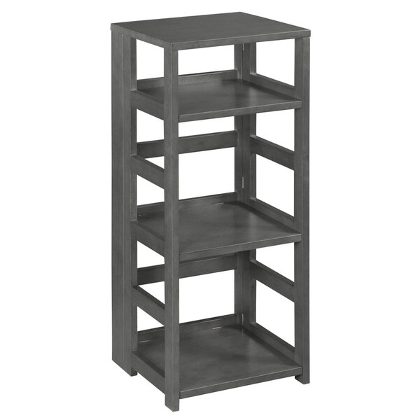 Regency Regency Flip Flop 34 in. High Square Folding Bookcase- Grey - FFSQ3412GY